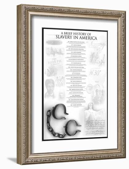 History of Slavery in America-null-Framed Art Print