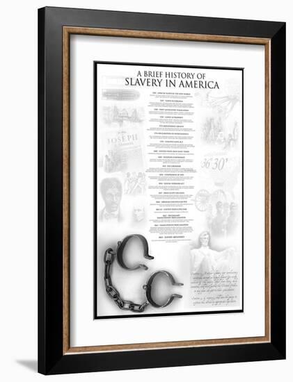 History of Slavery in America-null-Framed Art Print