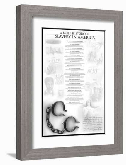 History of Slavery in America-null-Framed Art Print