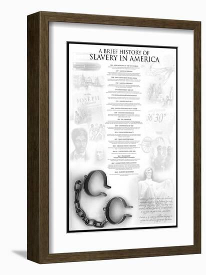 History of Slavery in America-null-Framed Art Print