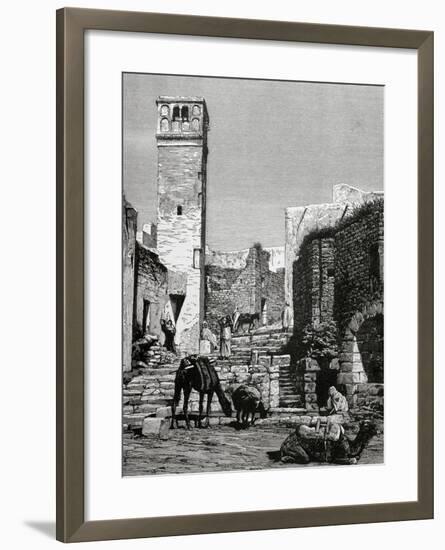 History of Tunisia. 19Th Century. El Kef.-Tarker-Framed Giclee Print