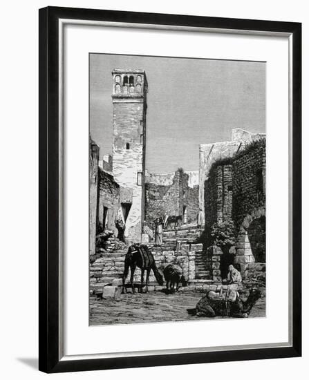 History of Tunisia. 19Th Century. El Kef.-Tarker-Framed Giclee Print