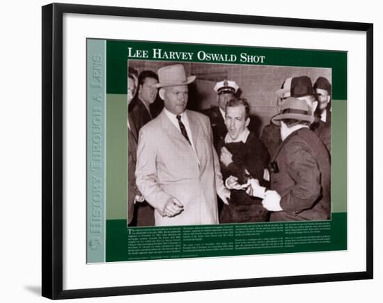 History Through A Lens - Lee Harvey Oswald Shot-null-Framed Art Print