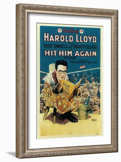 Hit Him Again-null-Framed Art Print