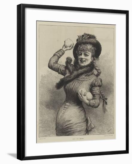 Hit or Miss?-null-Framed Giclee Print