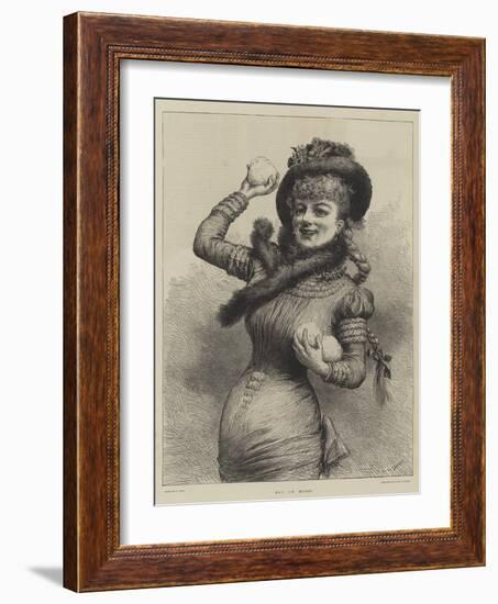 Hit or Miss?-null-Framed Giclee Print