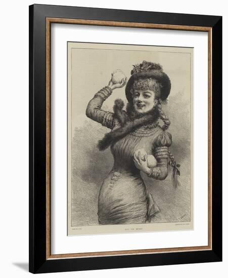 Hit or Miss?-null-Framed Giclee Print