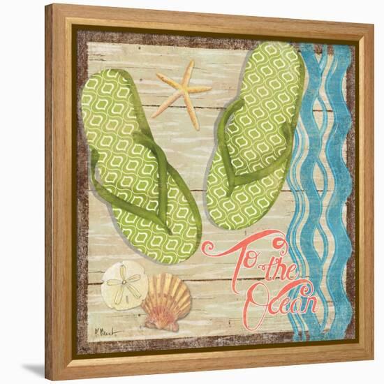 Hit the Beach IV-Paul Brent-Framed Stretched Canvas