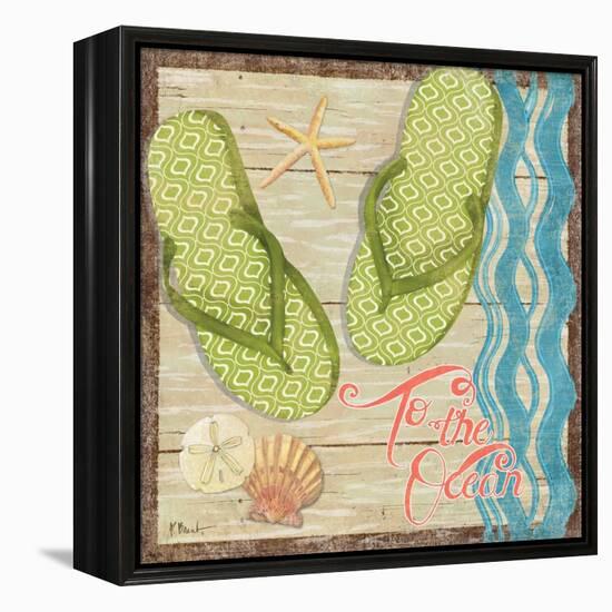 Hit the Beach IV-Paul Brent-Framed Stretched Canvas