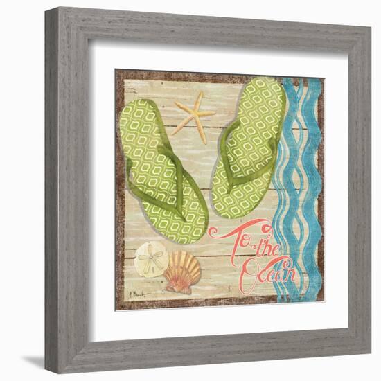 Hit the Beach IV-Paul Brent-Framed Art Print