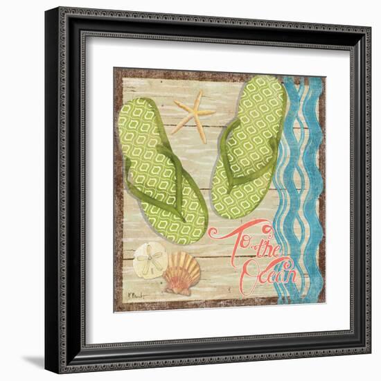 Hit the Beach IV-Paul Brent-Framed Art Print