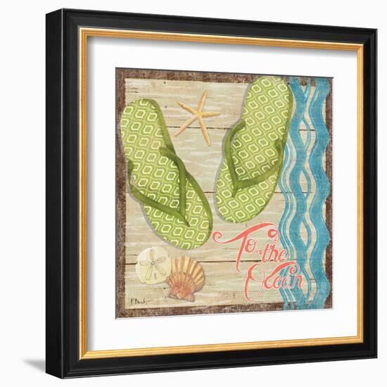 Hit the Beach IV-Paul Brent-Framed Art Print