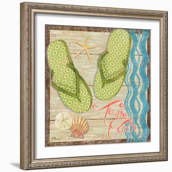 Hit the Beach IV-Paul Brent-Framed Art Print