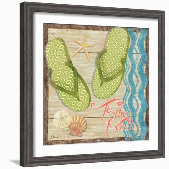 Hit the Beach IV-Paul Brent-Framed Art Print