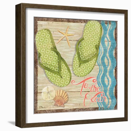 Hit the Beach IV-Paul Brent-Framed Art Print