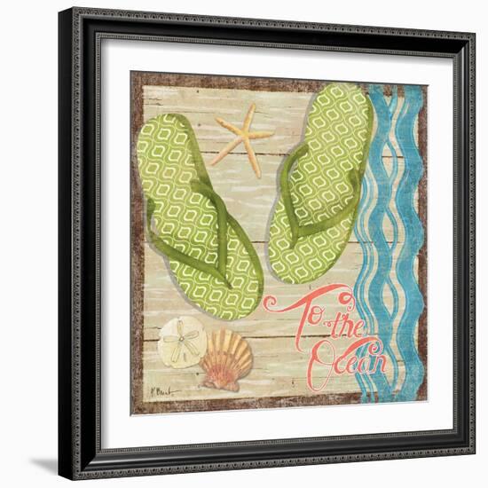 Hit the Beach IV-Paul Brent-Framed Art Print