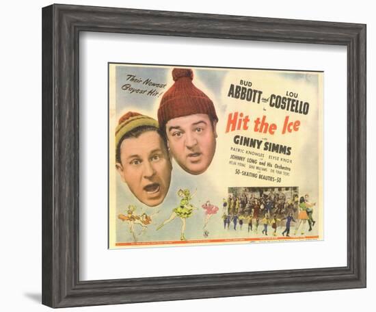 Hit the Ice, 1943-null-Framed Art Print