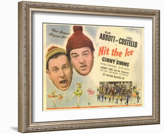 Hit the Ice, 1943-null-Framed Art Print