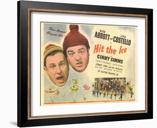 Hit the Ice, 1943-null-Framed Art Print