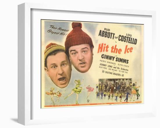 Hit the Ice, 1943-null-Framed Art Print