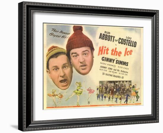 Hit the Ice, 1943-null-Framed Art Print