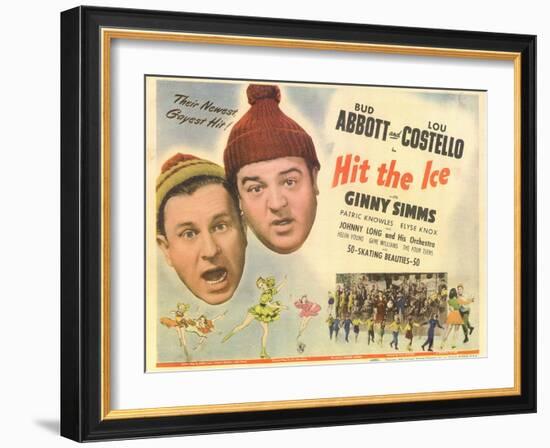 Hit the Ice, 1943-null-Framed Art Print