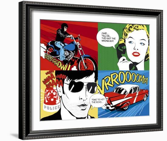 Hit The Road-Tom Frazier-Framed Giclee Print