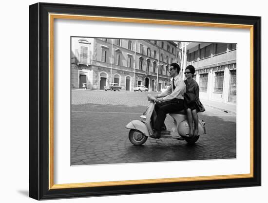 Hitch A Ride-null-Framed Giclee Print