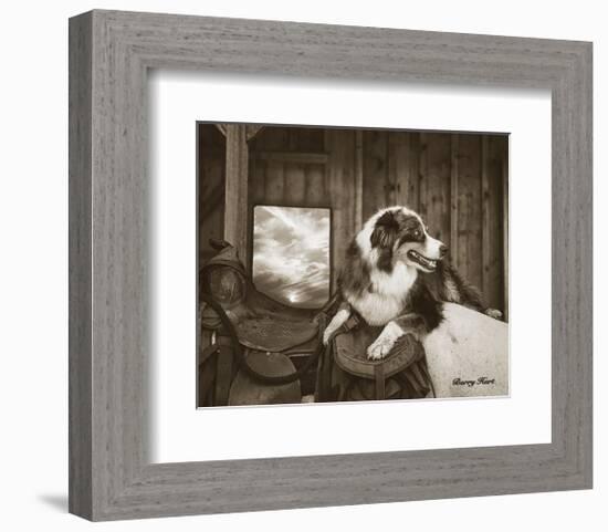 Hitchhiker-Barry Hart-Framed Art Print