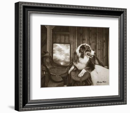 Hitchhiker-Barry Hart-Framed Art Print