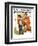 "Hitchhiking to State U.," Saturday Evening Post Cover, September 23, 1939-null-Framed Giclee Print