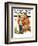 "Hitchhiking to State U.," Saturday Evening Post Cover, September 23, 1939-null-Framed Giclee Print