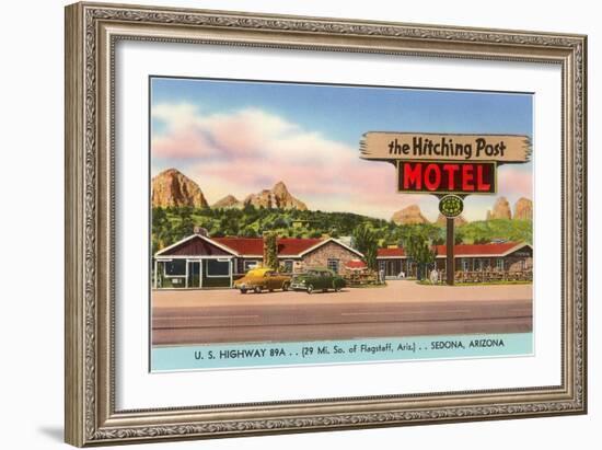 Hitching Post Motel, Sedona, Arizona-null-Framed Art Print