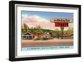 Hitching Post Motel, Sedona, Arizona-null-Framed Art Print
