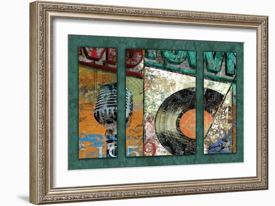 Hits Town 1959-Eric Yang-Framed Art Print