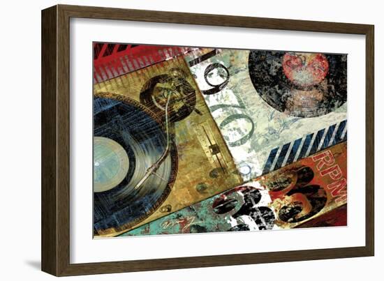 Hits Town 1970-Eric Yang-Framed Art Print