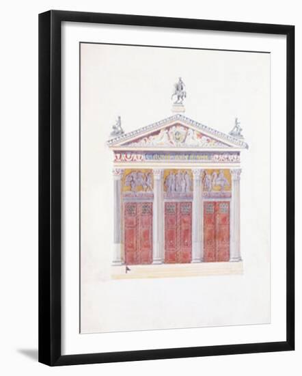 Hittdorff's View of the National Circus Portico-Jakob Ignaz Hittorff-Framed Art Print