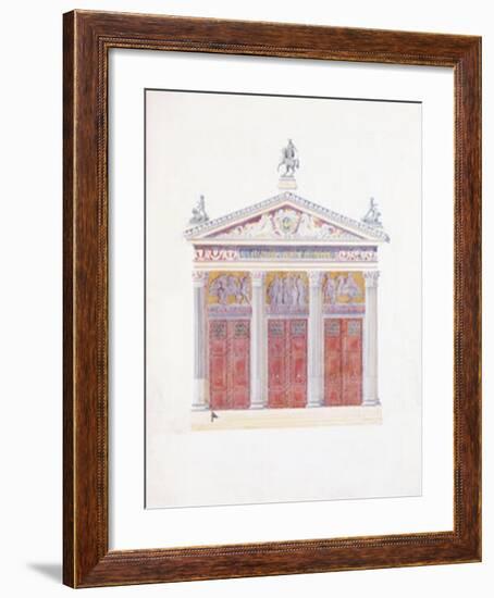 Hittdorff's View of the National Circus Portico-Jakob Ignaz Hittorff-Framed Art Print