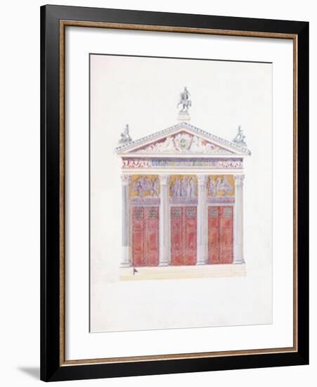 Hittdorff's View of the National Circus Portico-Jakob Ignaz Hittorff-Framed Art Print