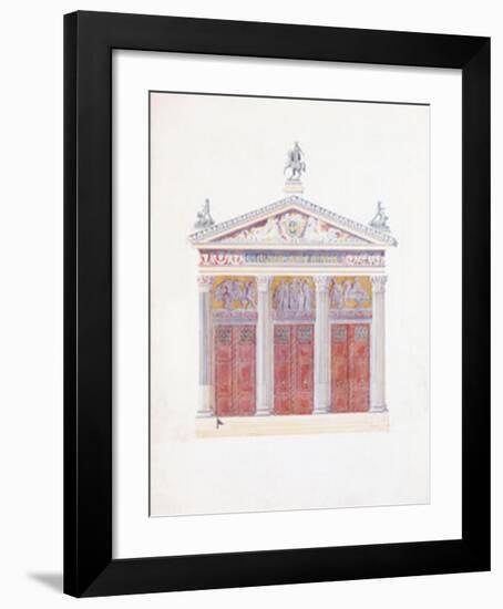 Hittdorff's View of the National Circus Portico-Jakob Ignaz Hittorff-Framed Art Print