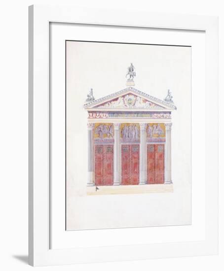 Hittdorff's View of the National Circus Portico-Jakob Ignaz Hittorff-Framed Art Print