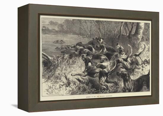 Hitting it Off, the Mid-Kent Staghounds-Harrison William Weir-Framed Premier Image Canvas