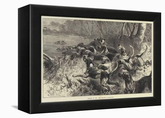 Hitting it Off, the Mid-Kent Staghounds-Harrison William Weir-Framed Premier Image Canvas