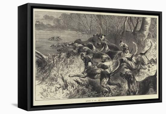 Hitting it Off, the Mid-Kent Staghounds-Harrison William Weir-Framed Premier Image Canvas