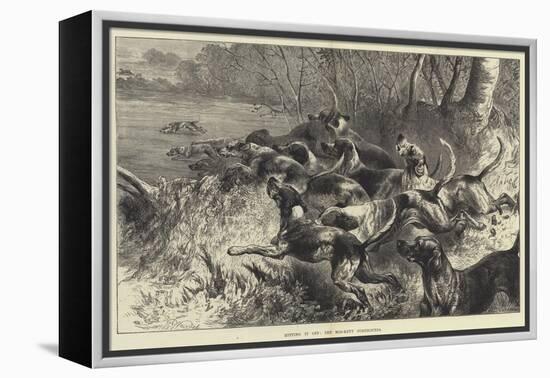 Hitting it Off, the Mid-Kent Staghounds-Harrison William Weir-Framed Premier Image Canvas