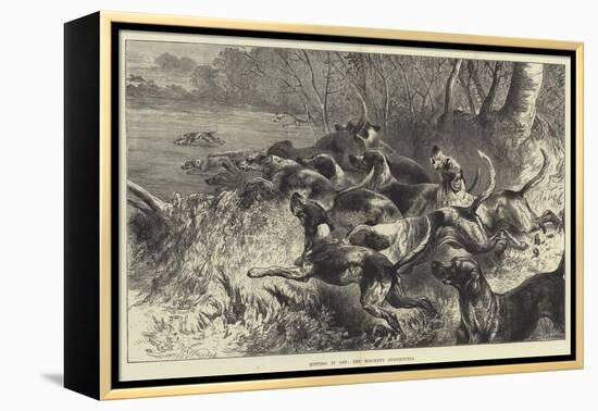 Hitting it Off, the Mid-Kent Staghounds-Harrison William Weir-Framed Premier Image Canvas