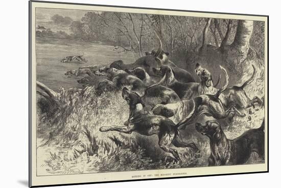 Hitting it Off, the Mid-Kent Staghounds-Harrison William Weir-Mounted Giclee Print