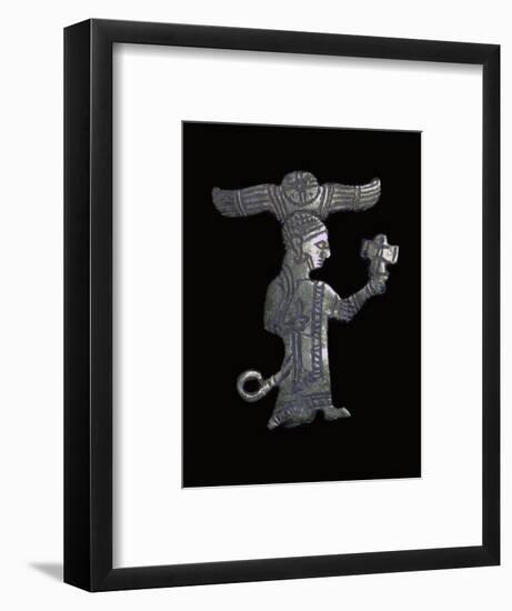 Hittite gold figure of a King or God. Artist: Unknown-Unknown-Framed Giclee Print