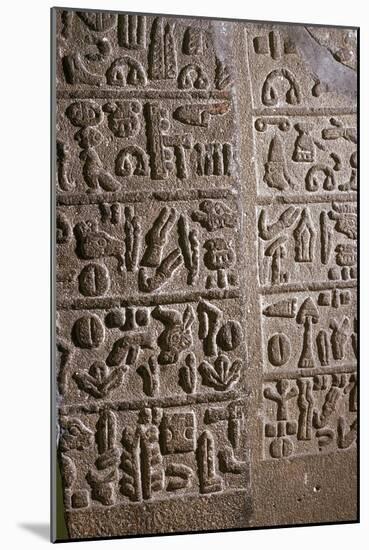 Hittite Hieroglyphs, c9th century BC. Artist: Unknown-Unknown-Mounted Giclee Print