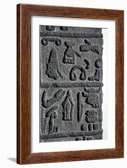 Hittite Hieroglyphs, c9th century BC. Artist: Unknown-Unknown-Framed Giclee Print